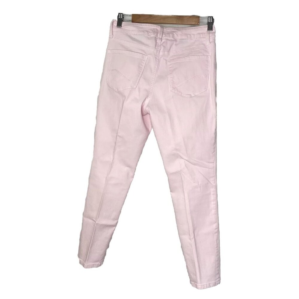 NYDJ Women’s Ankle Denim Jeans Light Pink Lift Tuck Technology Stretch Size 6p - Picture 2 of 11